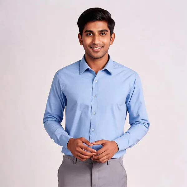 Powder_Blue_Giza_Cotton_Custom_Fit_Formal_Shirt_For_Men