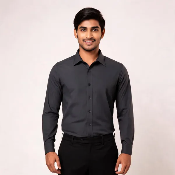 Charcoal_Black_Giza_Cotton_Custom_Fit_Formal_Shirt_For_Men