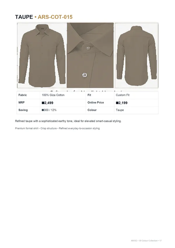 Taupe_Giza_Cotton_Custom_Fit_Formal_Shirt_For_Men