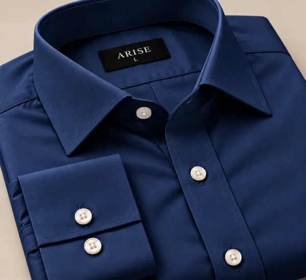 Arise_premium_pearl_navy_blue_formal_shirt