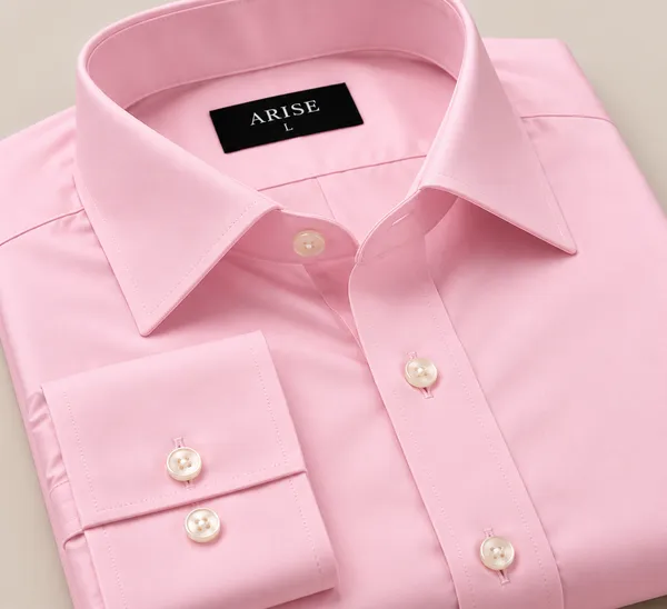Arise_premium_baby_pink_plain_shirt