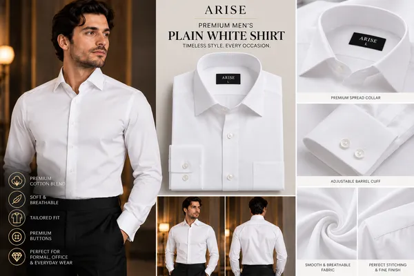 Arise_premium_plain-white_shirt