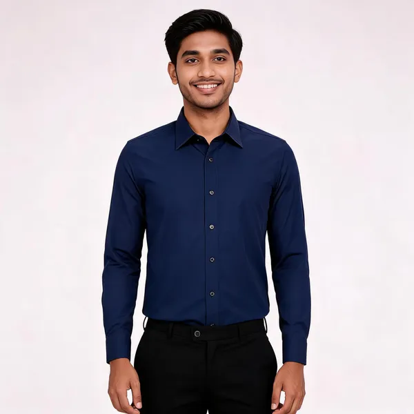 Navy_Blue_Giza_Cotton_Custom_Fit_Formal_Shirt_For_Men