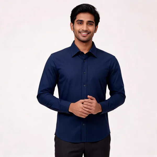 Navy_Blue_Giza_Cotton_Custom_Fit_Formal_Shirt_For_Men