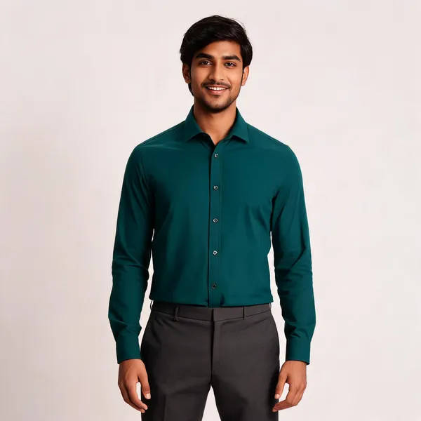 Teal_Green_Giza_Cotton_Custom_Fit_Formal_Shirt_For_Men
