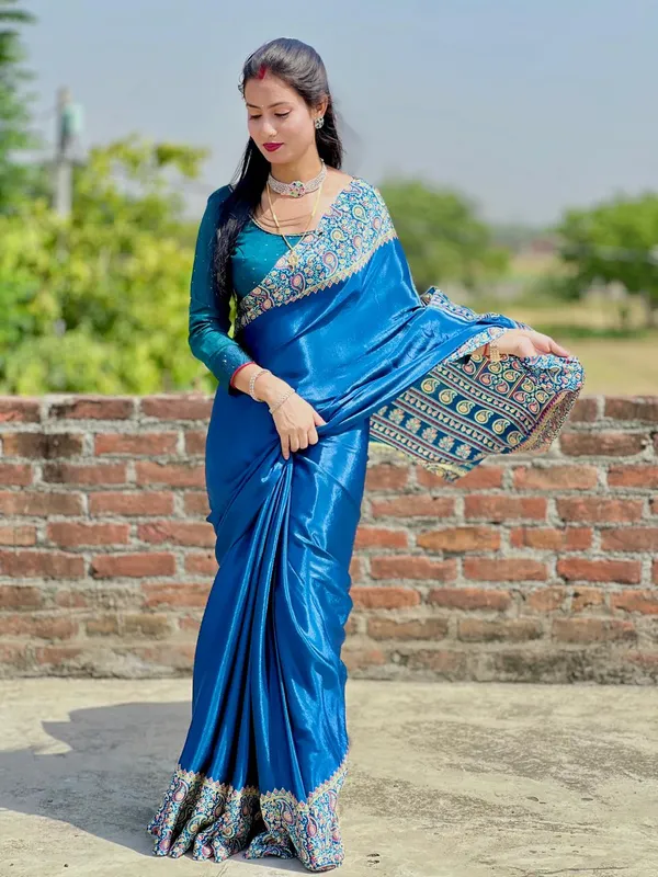 Daily_Wear_Ajrakh_Print_Border_Look_saree
