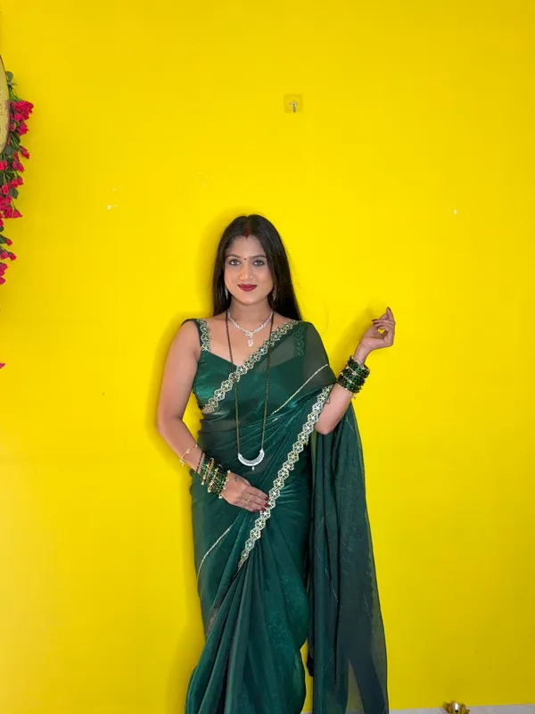 Fandy_satin_elgent_look_saree_and_oriznal_zarakan