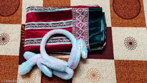 Rosewood_Striped_Ajrakh_Hand_Printed_Crape_Silk_Saree