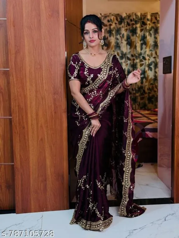 Premium_Women_S_Partywear_Designer_Saree_Beautiful_Florel_Design_Saree_With_Fancy_Blouse
