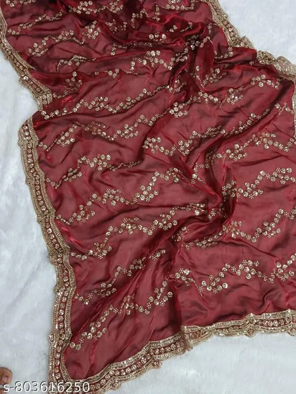 Women_S_Premium_Embroidered_Partywear_Saree_Beautiful_Floral_Embroidered_Scallop_Border_Festival_Special_Saree_Trendy_Saree_2026_Saree_With_Golden_Sequins_Work_Designer_Blouse