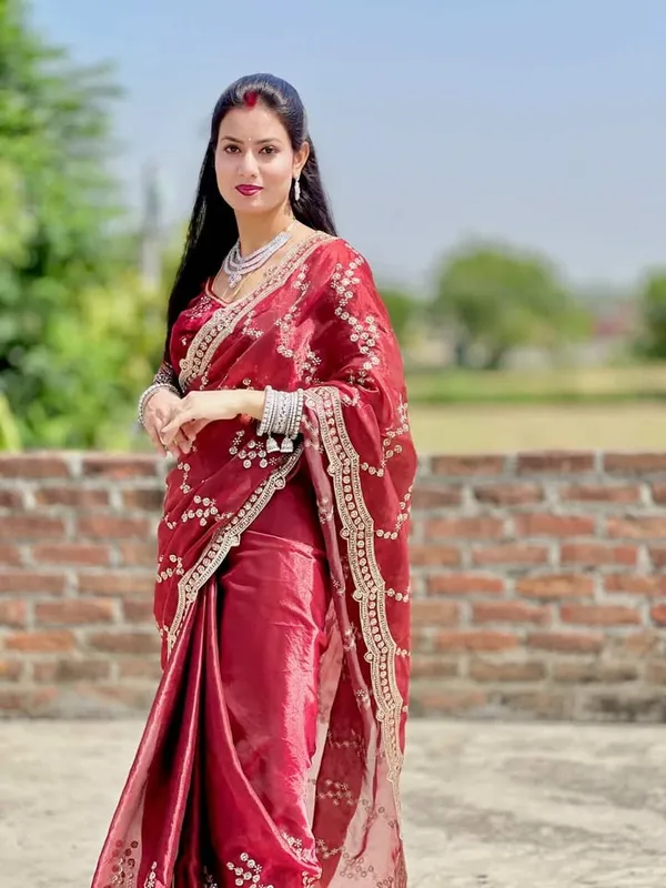 Womens_Premium_Embroidered_Partywear_Saree_Beautiful_Floral_Embroidered_Scallop_Border_Festival_Special_Saree_Trendy_Saree_2026_Saree_With_Golden_Sequins_Work_Designer_Blouse