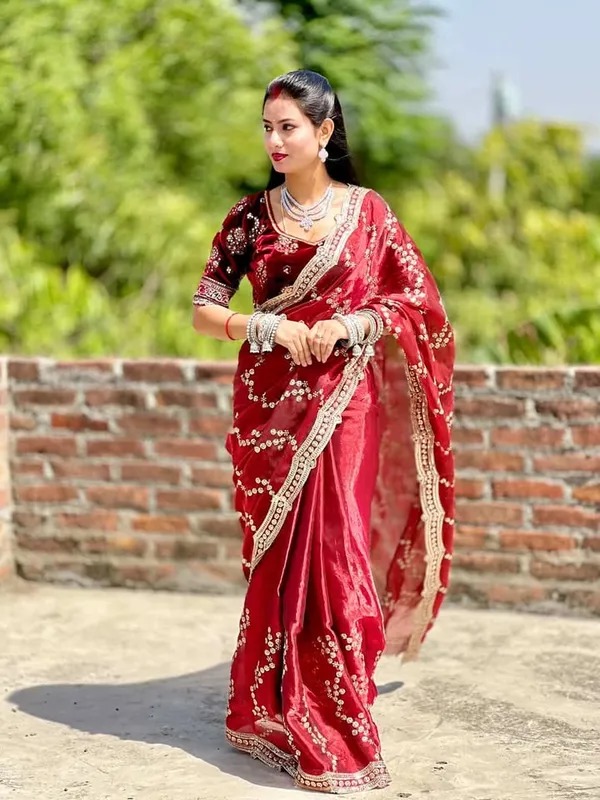 Womens_Premium_Embroidered_Partywear_Saree_Beautiful_Floral_Embroidered_Scallop_Border_Festival_Special_Saree_Trendy_Saree_2026_Saree_With_Golden_Sequins_Work_Designer_Blouse
