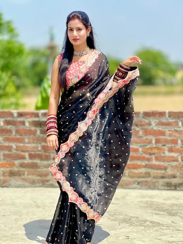 fendy_black_milan_new_fancy_designer_sareee_with_disgital_blouse