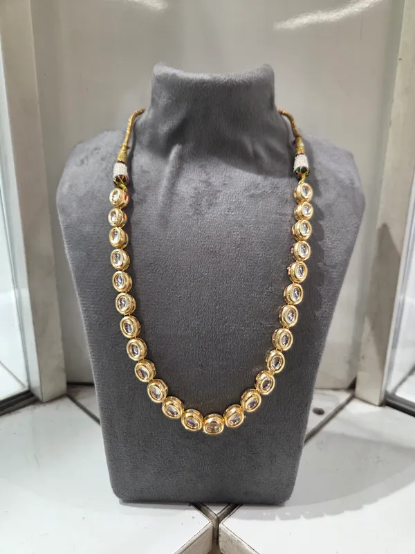 Gold_Tone_Oval_Bead_Necklace_for_Women