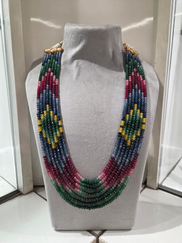 Multicolor_Beaded_Layered_Necklace_for_Women