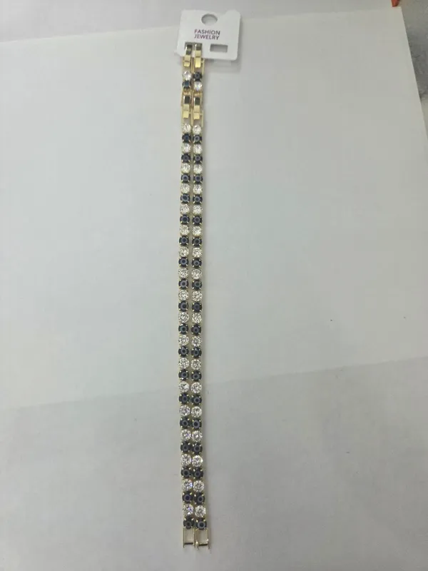 Gold_Tone_Black_Stone_Link_Bracelet_for_Adults