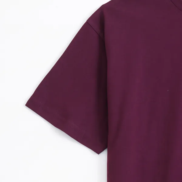 Royal_Burgundy_Cotton_Blend_T_Shirt_For_Men