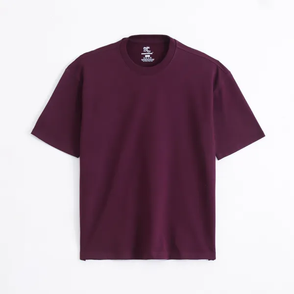 Royal_Burgundy_Cotton_Blend_Oversized_T_Shirt_For_Men