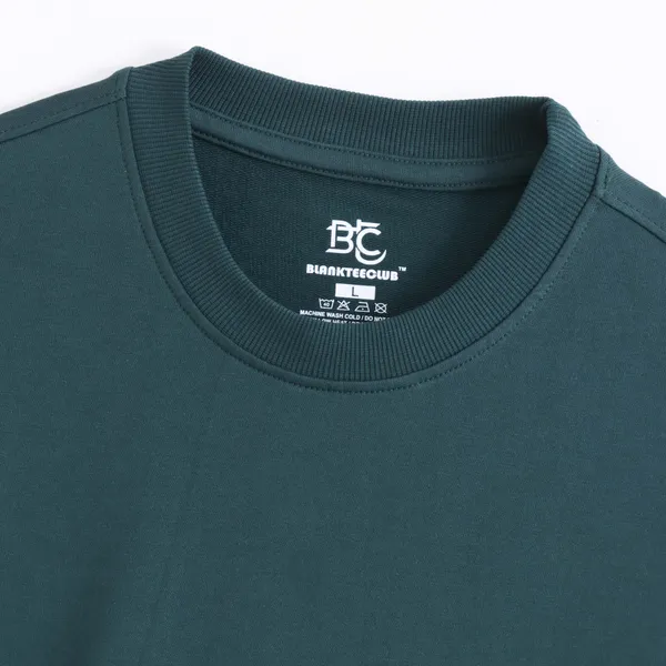 Forest_Green_Cotton_Blend_Oversized_T_Shirt_For_Men