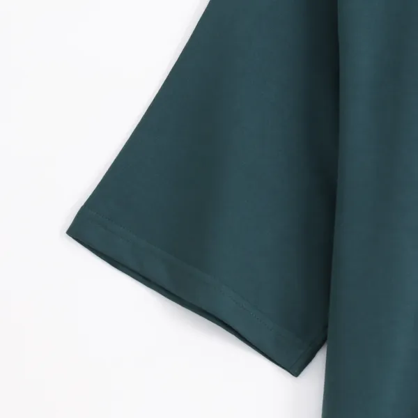 Forest_Green_Cotton_Blend_Oversized_T_Shirt_For_Men