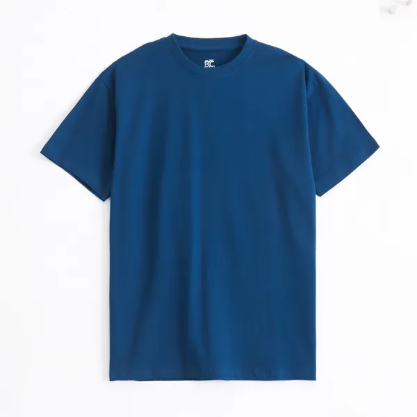 Ocean_Teal_Cotton_T_Shirt_For_Men