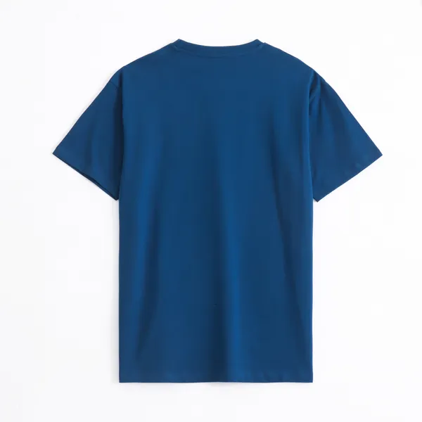 Ocean_Teal_Cotton_T_Shirt_For_Men