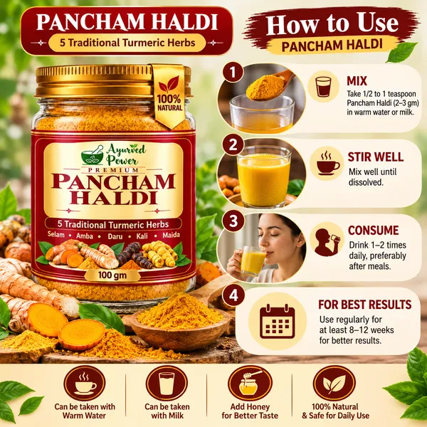 Pancham_Haldi_Premium_Ayurvedic_Blend_100g_|_5_Traditional_Turmeric_Herbs_|_Natural_Herbal_Haldi_Powder