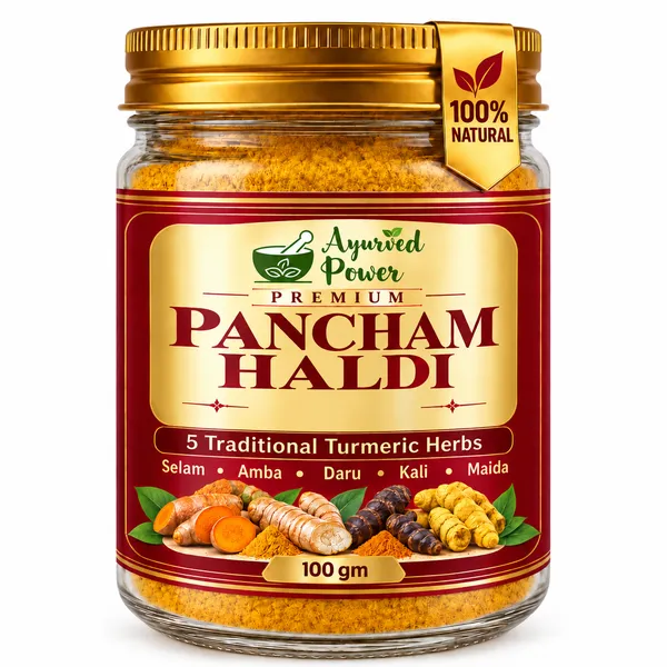 Pancham_Haldi_Premium_Ayurvedic_Blend_100g_|_5_Traditional_Turmeric_Herbs_|_Natural_Herbal_Haldi_Powder
