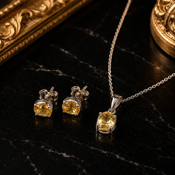 Citrine_Earring_And_Pendant_Set