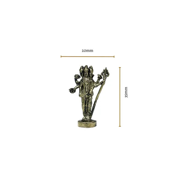 Brass_Dattatreya_Idol_Miniature