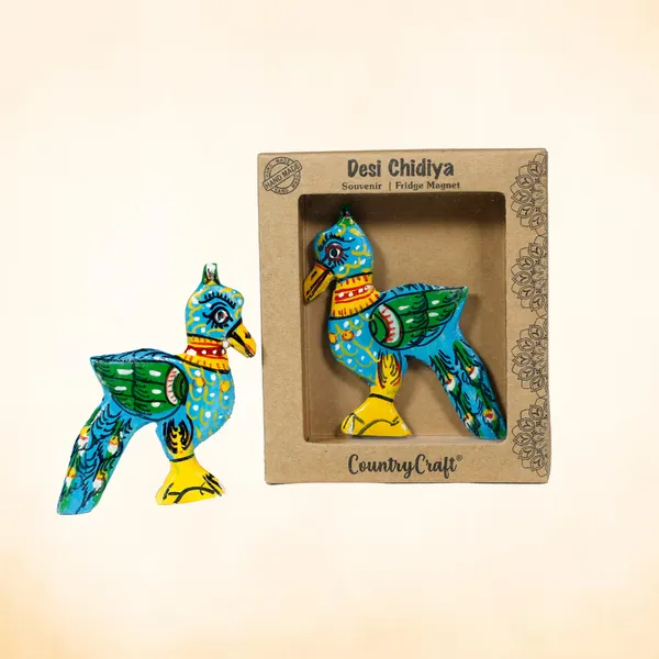 Desi_Chidiya_Mayur_Fridge_Magnet_|_Pack_Of_2