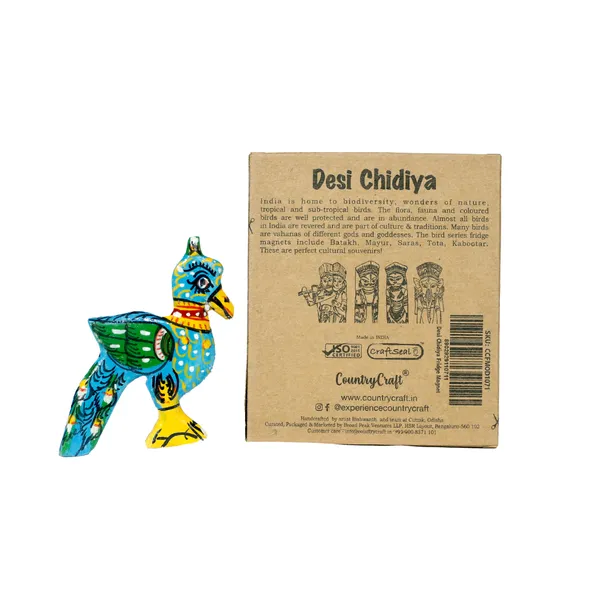 Desi_Chidiya_Mayur_Fridge_Magnet_|_Pack_Of_2