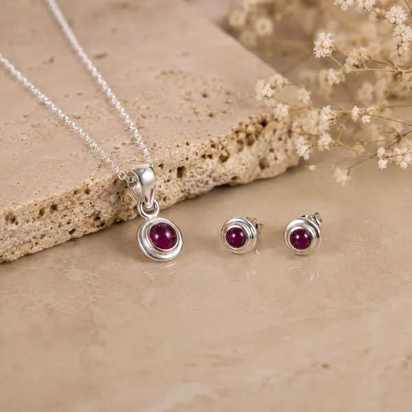 Hessonite_Earring_And_Pendant_Set