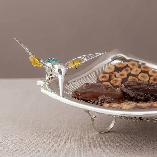 Silver-Plated_Decorative_Bowl_With_Intricate_Peacock_Design_And_Stand