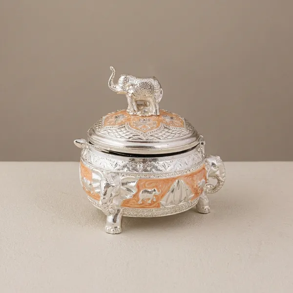 Decorative_Elephant_Trinket_Box_With_Lid_-_Silver_And_Gold_Finish