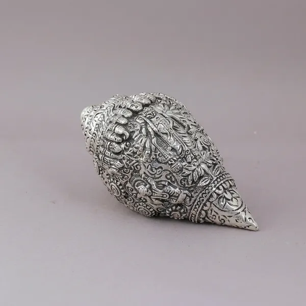 Vishnu_Shankh_-_Silver_Decorative_Ornament