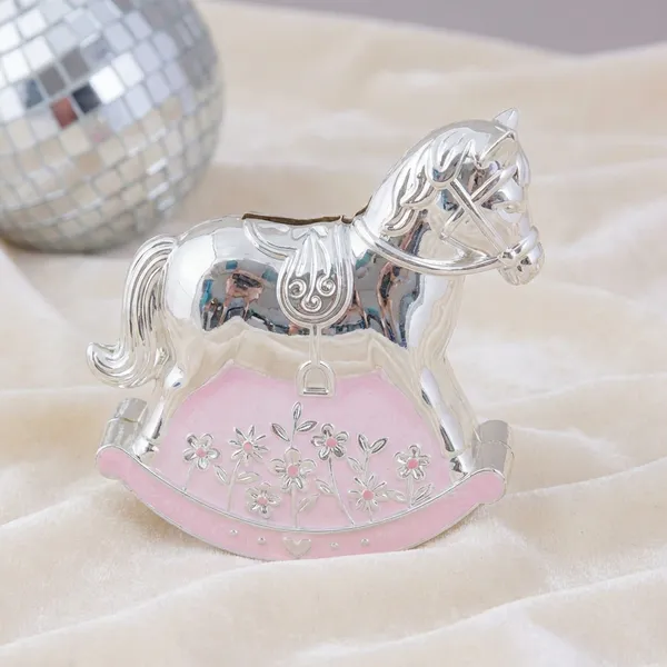 Silver_Rocking_Horse_And_Disco_Ball_Decorative_Ornament_Set