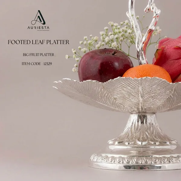 Footed_Leaf_Platter_-_Decorative_Serving_Tray