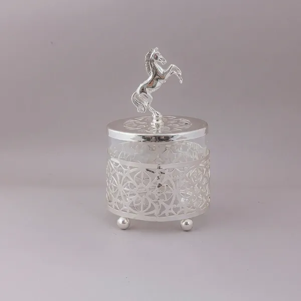 Canister_With_Horse_Knob_-_Dry_Fruit_Jar