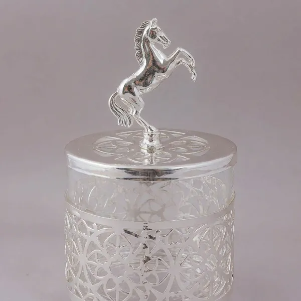Canister_With_Horse_Knob_-_Dry_Fruit_Jar