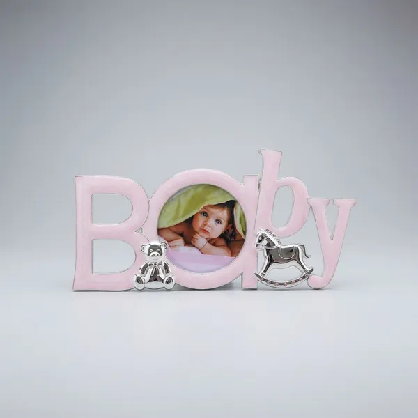 Baby_Photo_Frame_-_Pink_Wooden_Letter_Design_With_Decorative_Accents