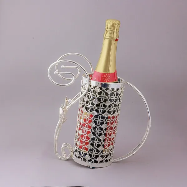 Metallic_Champagne_Bottle_Cooler_With_Decorative_Beaded_Design