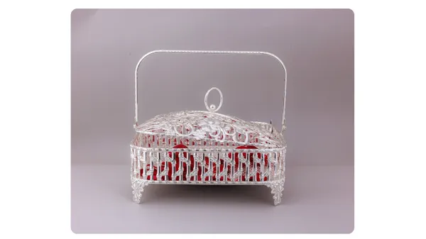 Elegant_Silver-Plated_Metal_Napkin_Holder_With_Red_Glass_Liner