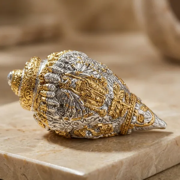 Decorative_Golden_Seashell_With_Pearl_And_Crystal_Embellishments