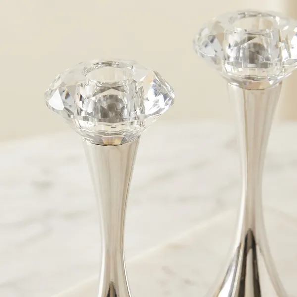Pair_Of_Elegant_Silver-Plated_Candle_Holders_With_Crystal_Tops