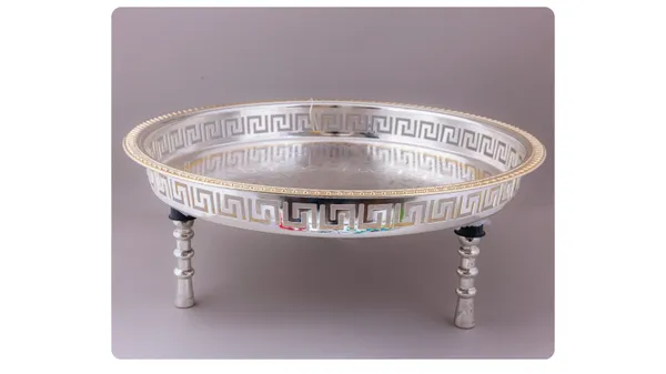 Decorative_Silver-Toned_Metal_Serving_Tray_With_Greek_Key_Pattern