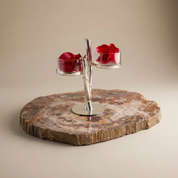 Natural_Petrified_Wood_Jewelry_Display_Stand_With_Glass_Holder