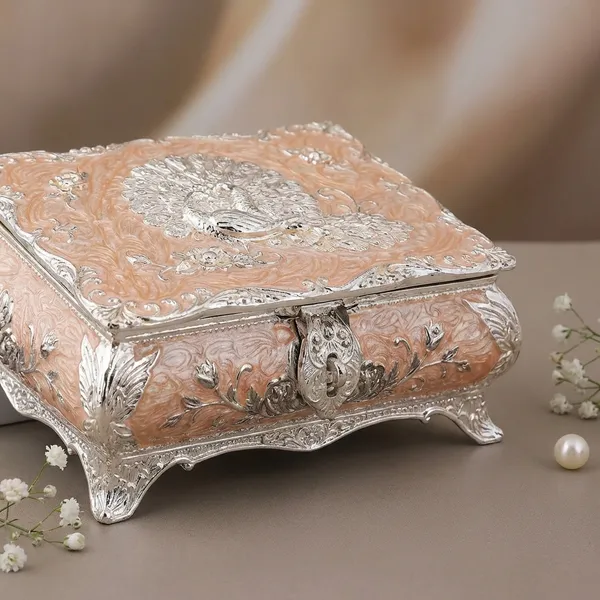 Auriesta_Jewellery_Box_-_Peach_Pink_Velvet_With_Pearl_Embellishments