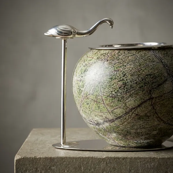 Decorative_Ceramic_Vase_With_Metal_Stand_And_Leaf_Accent