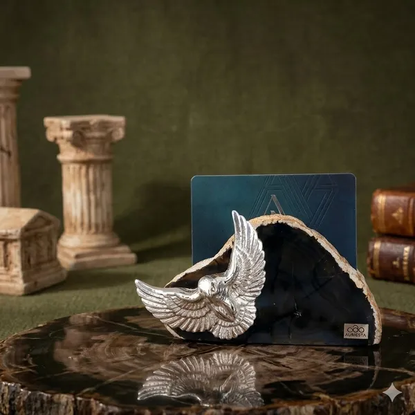 Auriesta_Eagle_Card_Holder_-_Premium_Wallet_With_Decorative_Swan_Accent